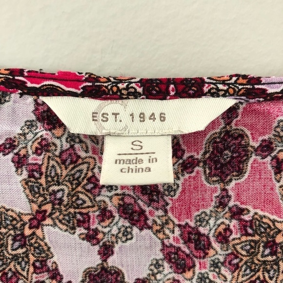 Est. 1946 floral boho top - Picture 5 of 11